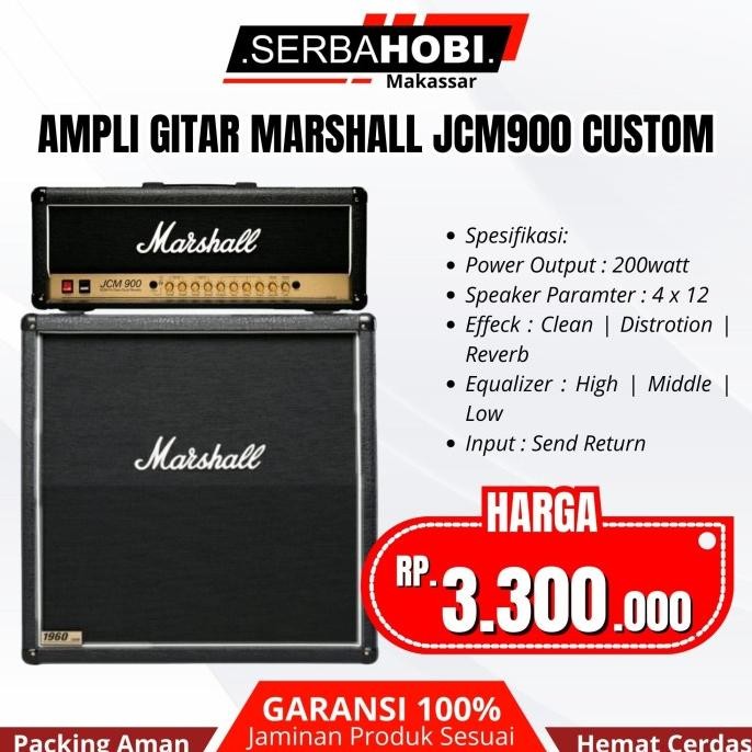 Buruan serbu] Ampli Gitar Marshall JCM900 Dengan Efek Distorsi Custom