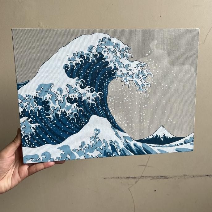 

Baru The Great Wave - Paint By Numbers - 35X25Cm - By Lukisyuk Premium