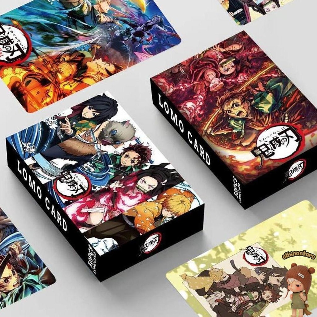 Lomo Card / Kartu Anime / Foto Anime One Piece Kimetsu No Yaiba Naruto Cod