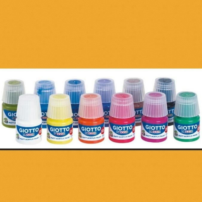 

Baru Giotto Decor Acrylic Set 12 Warna - 25 Ml Cat Acrylic Premium