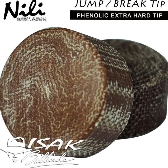 Murah Nili Phenolic Jump Break Tip - Hard JB Cue Tips Loncat Billiard Stick Non COD
