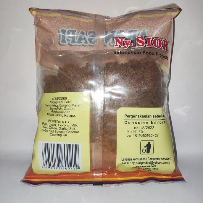 

(Good) Abon Sapi Manis Ny Siok 250 Gram, Abon Sapi Manis Nyonya Siok 500Gr