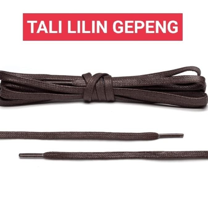 (Good) TALI SEPATU LILIN GEPENG WAXED LACES