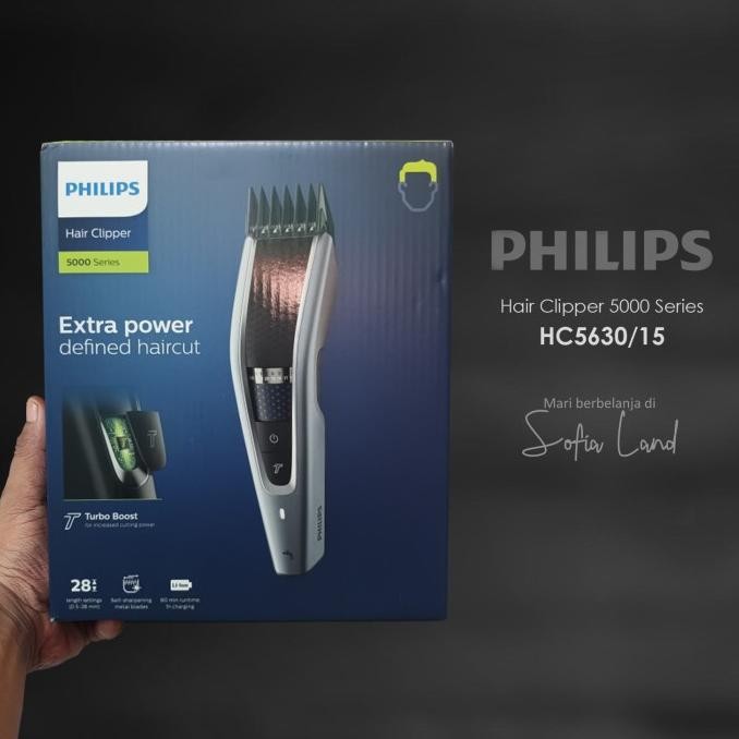Philips HC5630 Alat Pencukur Rambut Hair Clipper Series 5000 HC5630/15