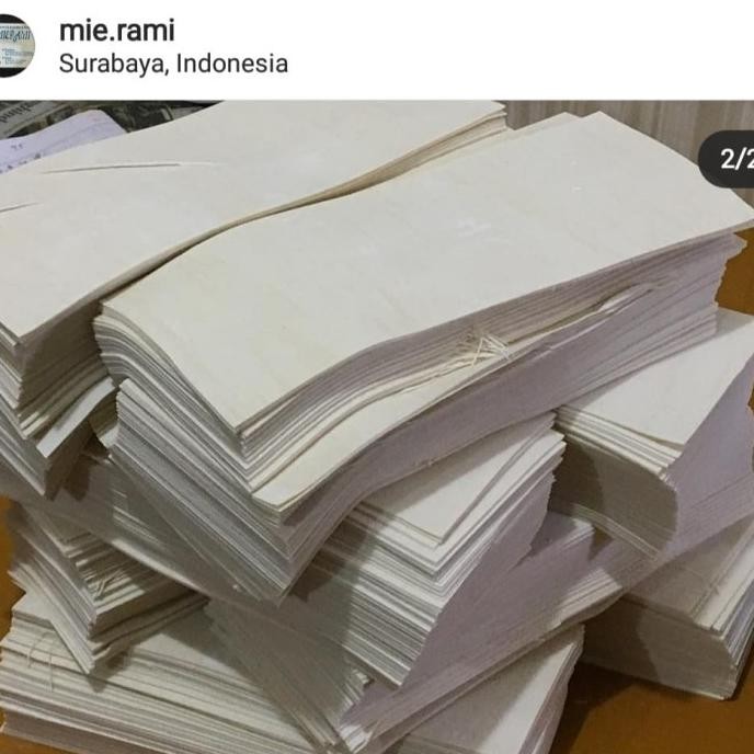 

(Good) Kulit Samosa 8x28 cm berat 1000gram