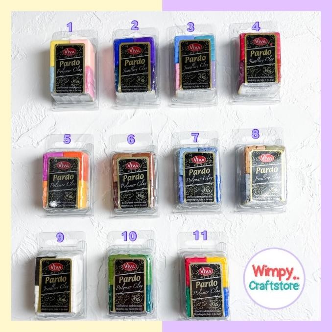 

Promo Paket Polymer Clay PARDO Jewellery Clay Modeling Clay Aksesoris Fimo COD