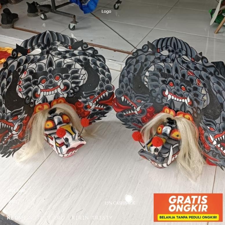 Barongan Anak Ukir Ukuran 13/Barongan Anak Murah Instant