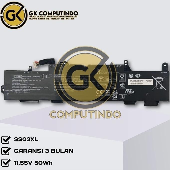 BATERAI HP HSTNN-DB8J HSTNN-IB8C HSTNN-LB8G 933321-855 933321-852 SS03XL 1904T