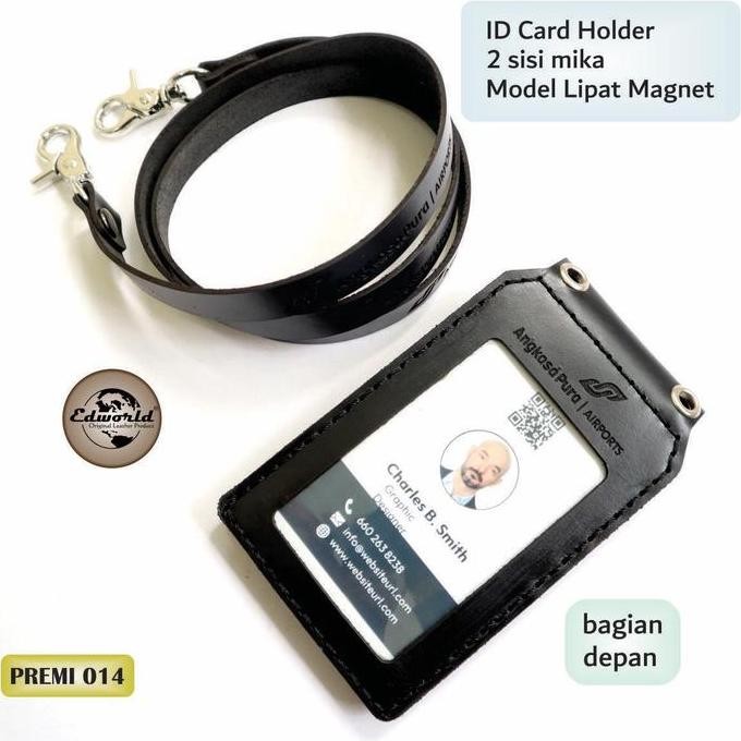 

ID Card Holder Lipat 2 Sisi Mika