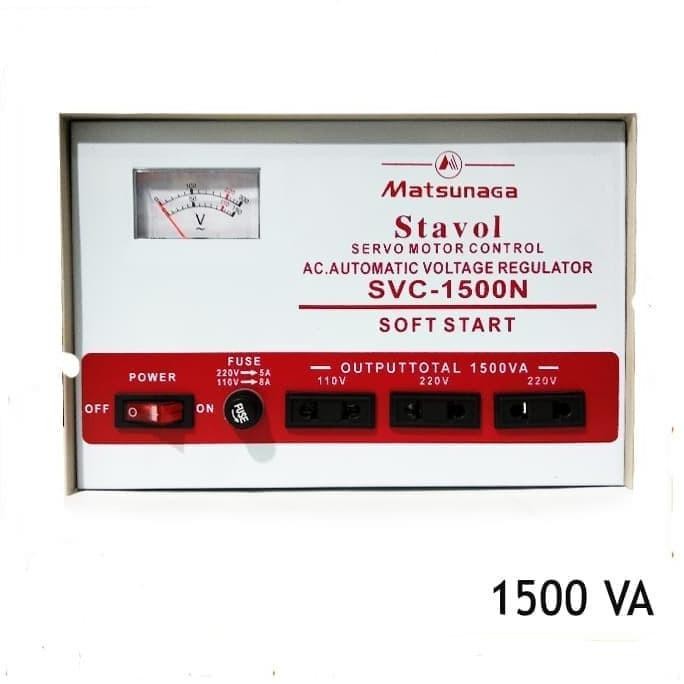 Best Seller Stabilizer Matsunaga 1500 Watt Alat Penstabil Voltage Listrik Yg Naik Turun