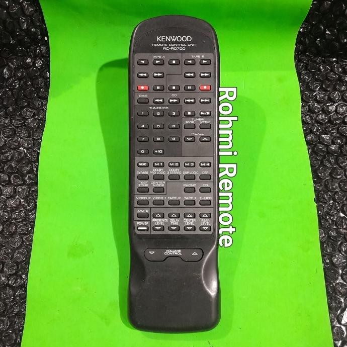 REMOTE REMOT DVD COMPO TUNER TAPE KENWOOD RC-R0700 ORIGINAL ASLI 2004T