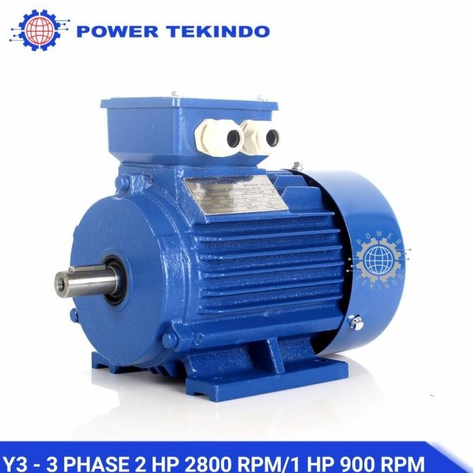 Dinamo 2 HP 2800 RPM / 1 HP 900 RPM 3 Phase Y3 Famoze Pro