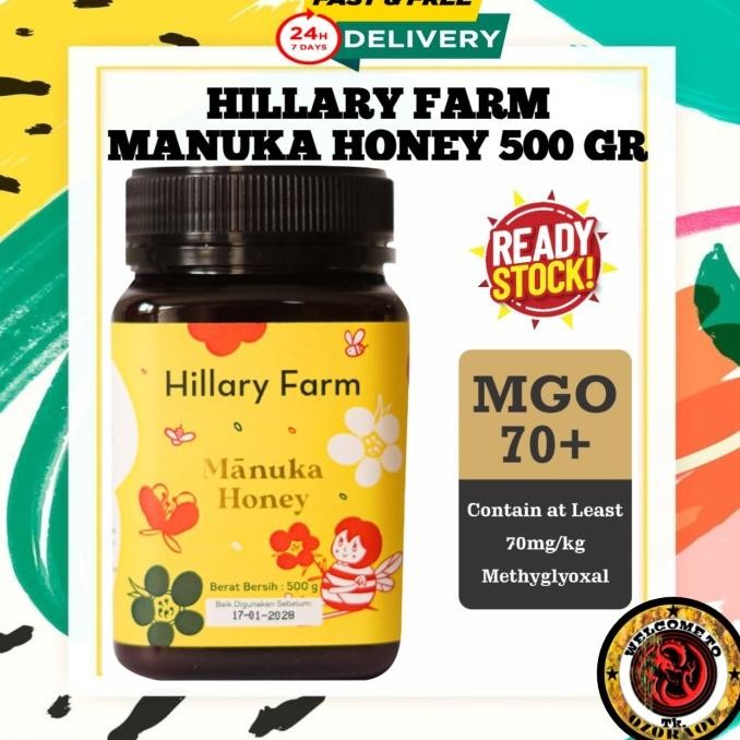 

hillary farm manuka honey 500gr - Madu Terbaik New Zealand PRA