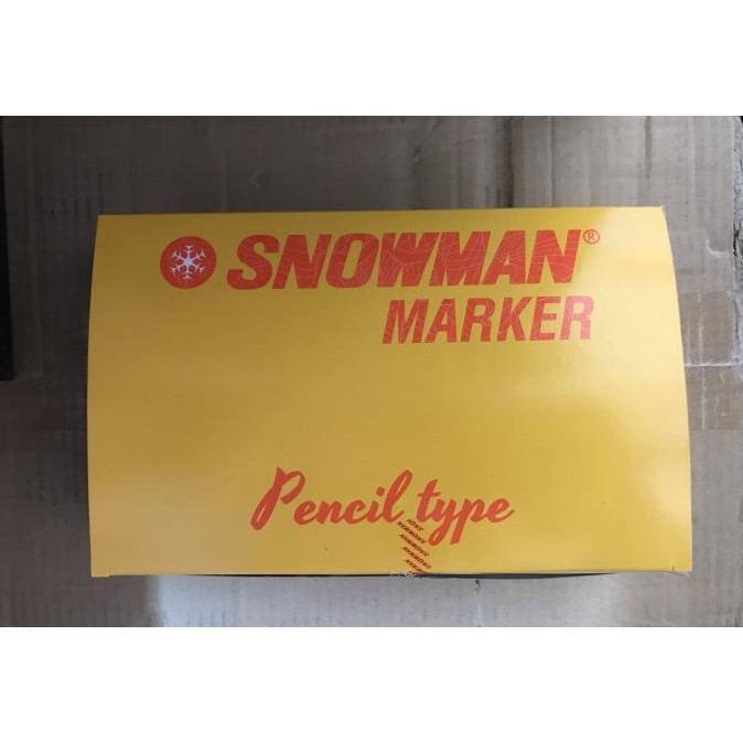 

SPIDOL KECIL SNOWMAN MARKER - PENCIL TYPE