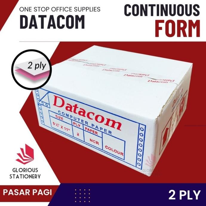 

TERBARU - Kertas Continuous Form Datacom 9.5x11 2ply