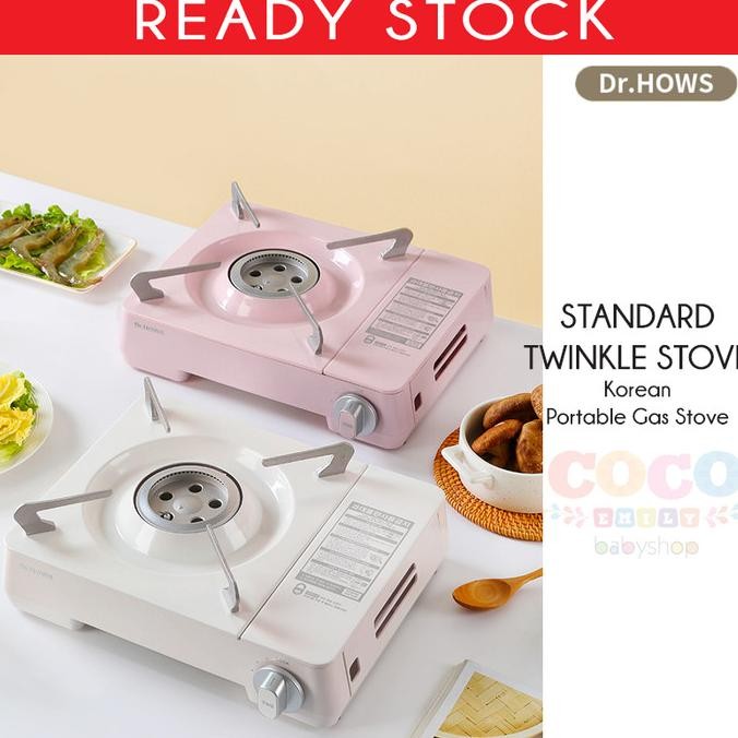 HARGA DISC - Dr HOWS Korea Twinkle Stove Portable Camping Gas Stove Standard Ready