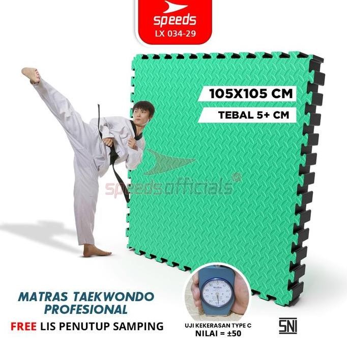 Speeds Matras Takewondo Tebal Bela Diri Eva Olahraga Muaythai Karate Boxing Puzzle Karate Mat 5Cm Ma