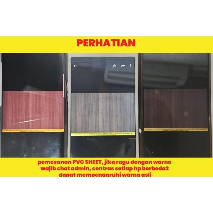

Decosheet PVC Sheet WINSTON Warna Solid Dop Doff Decorative Paper murah