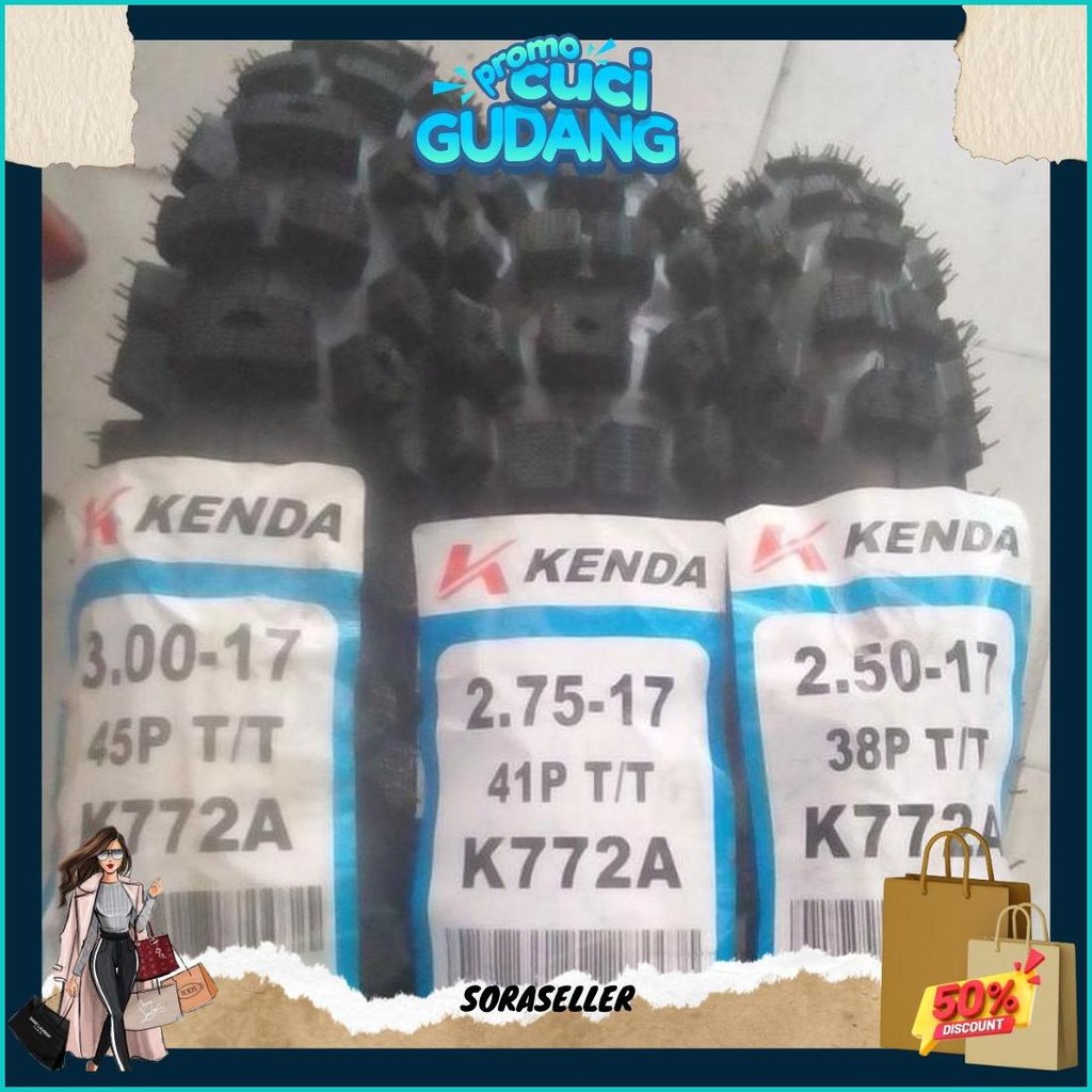 Ban Trail Kenda Ring 17 Ukuran 250/17..275/17. Dan 300/17 Termurah Banget