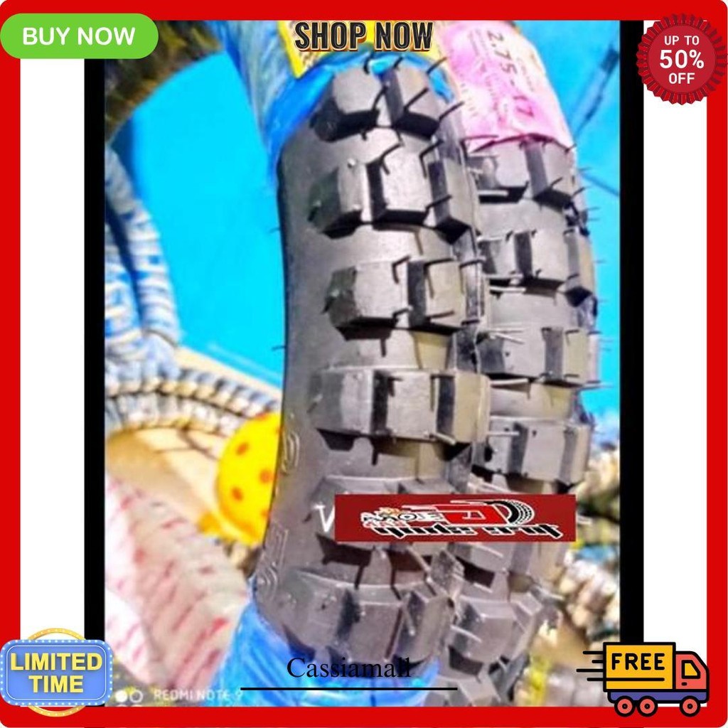 Sepasang Ban Motor Bebek Cross  250-17 & 275-17 Ban Ring 17 Trail Ban Cros Ban Cangkul Richstone Ban