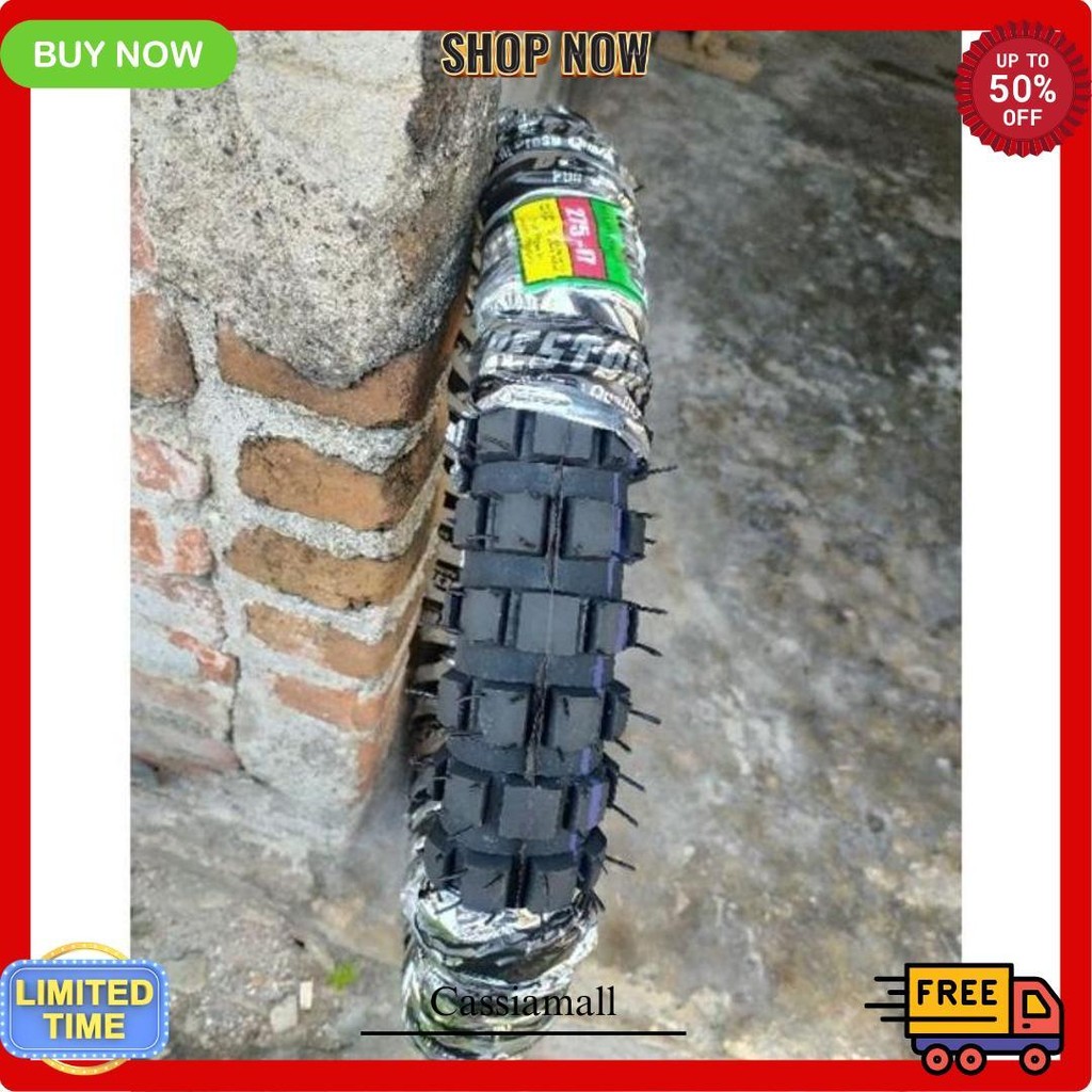 Paket Hemat Ban Cross Tahu Sepasang Ukur 2.50 Dan 275 Ring 17 Cod