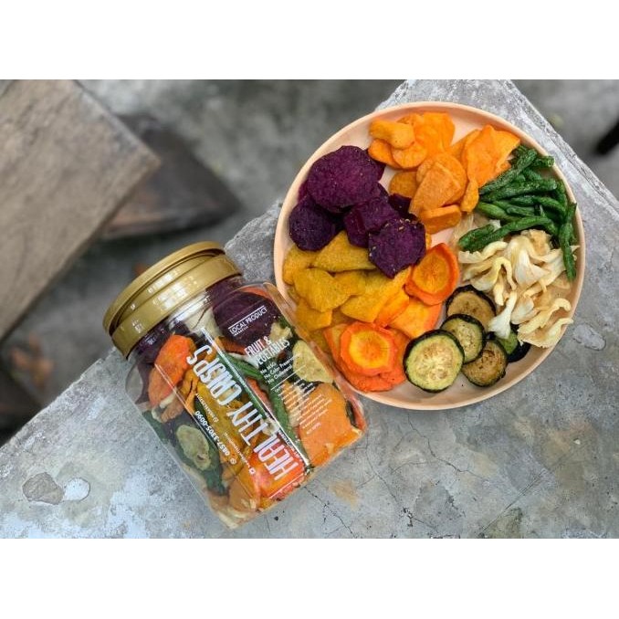 

HEALTHY CRISPS - 1000ml (250-330gr) - KERIPIK SAYUR [terbaik]