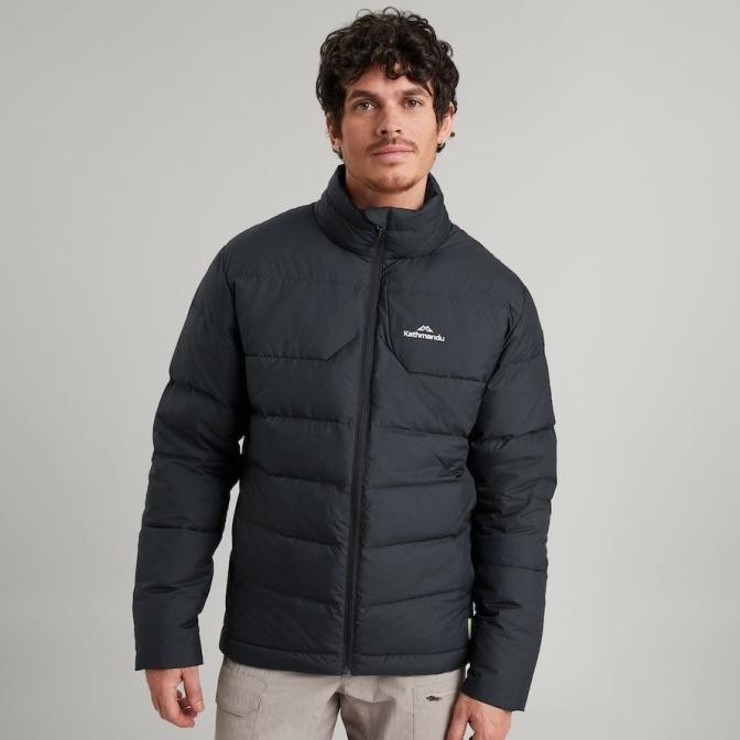 KHATMANDU EPIC DOWN V2 MEN'S JAKET GUNUNG HIKING WINTER BLACK ORI