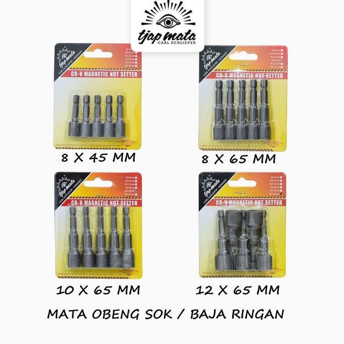 Sale Tjap Mata/Cap Mata Obeng/ Mata Bor Sok Roofing /Baja Ringan (Set)