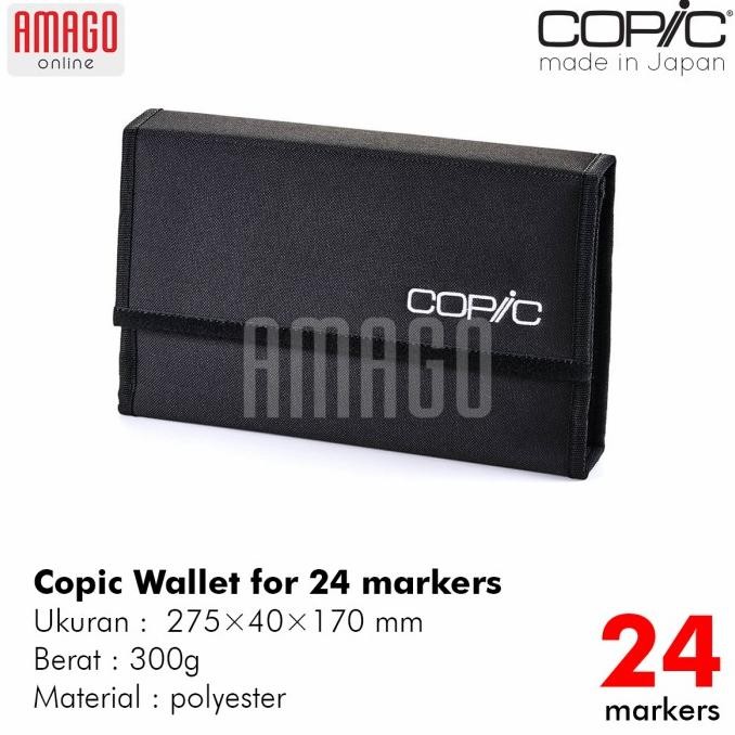 

COPIC WALLET BAG CASE 24 MARKERS - TAS COPIC ISI 24