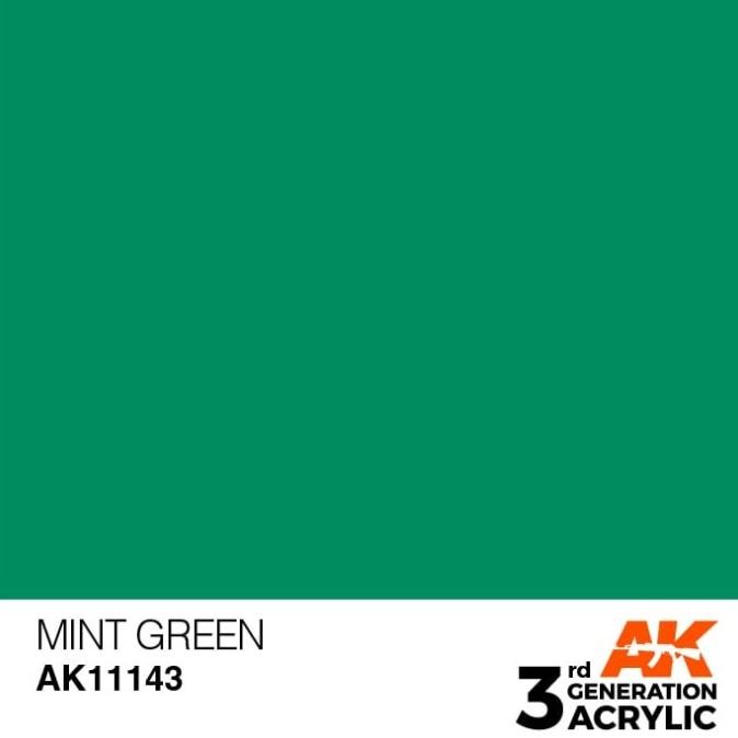 

Promo AK 11143 Mint Green - Figure Boardgame Acrylic Paint COD