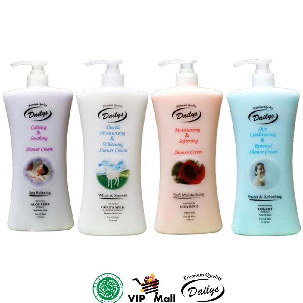 Dailys Shower Botol 1150 Ml Sabun Mandi Cair Susu Kambing.