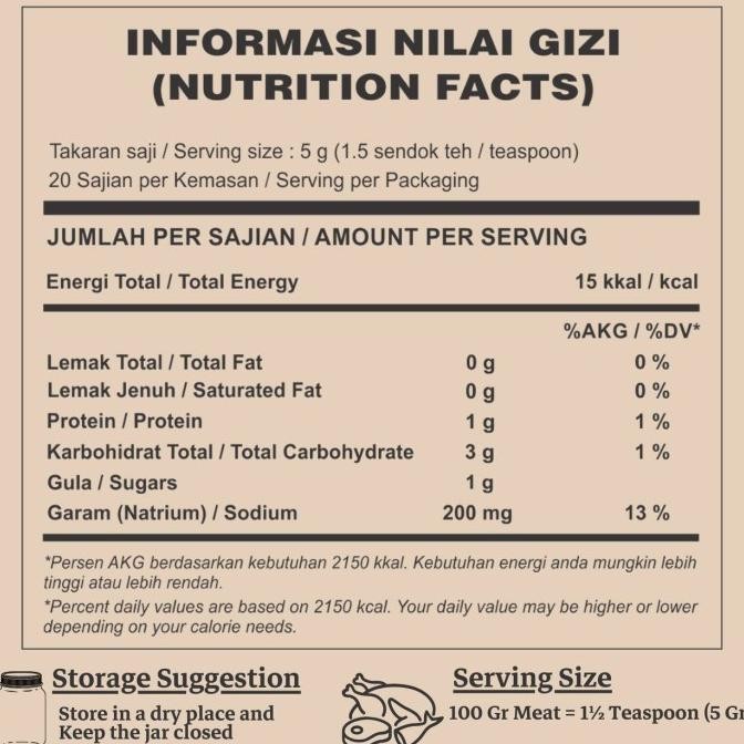 

Dospices [Paket Bundling 5 varian] Healthy Dry Rub Bumbu Marinasi Rendah Kalori 100% rempah-rempah NO MSG bumbu masak | Ayam Bawang Seasoning | cajun seasoning | secret seasoning | curry masala seasoning H24S