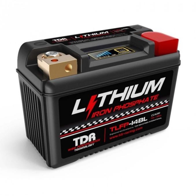 Aki Motor TDR Lithium Xmax X-Max TLFP-14BL Original