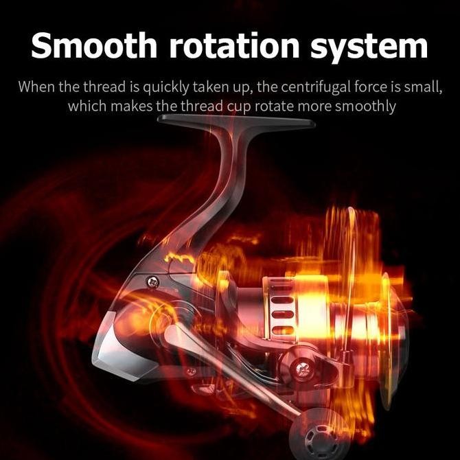 Promo Rill Pancing 5.2:1 He1000-7000 Kerekan Pancing Drag Max 10Kg Rell Pancing Murah Reel Spinning 