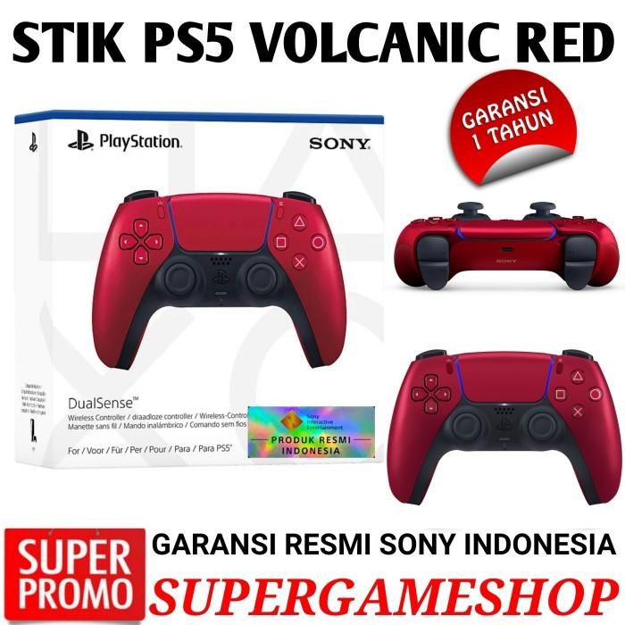 Stik Ps5 Dualsense Original Sony Wireless Stik Ps5 Volcanic Red Original Dan Terpercaya
