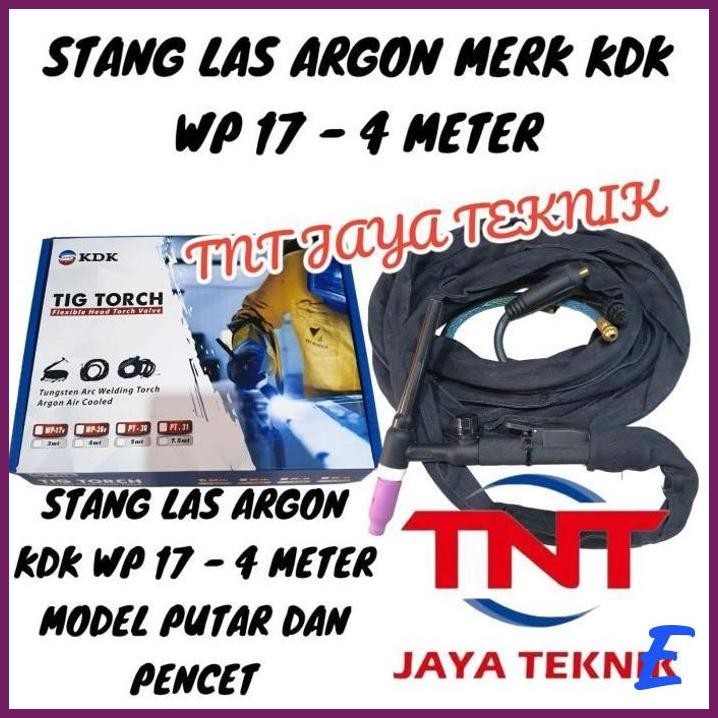 | TTJ | STANG LAS ARGON WP17 SWITCH / TIG TORCH STANG LAS ARGON WP 17 SWITCH
