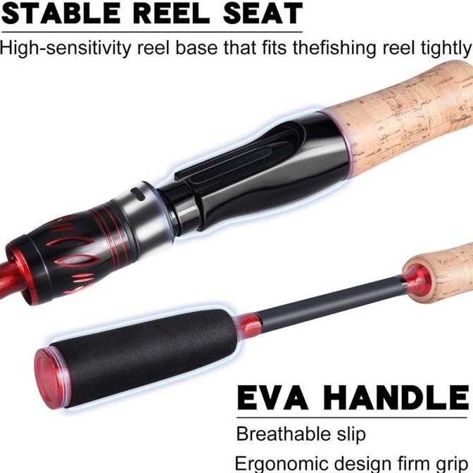 Sale Sougayilang Joran Pancing 1.65M Casting Joran Casting Pancing Joran Sutet Carbon 2 Bagian