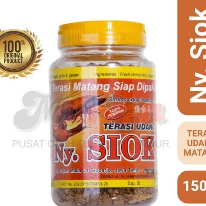 

Terasi Udang Trasi Udang Ny Siok Matang 150gr murah