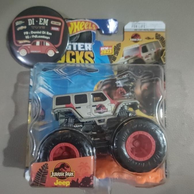 Hotwheels Hot Wheels Jeep Jurassic Park Gold