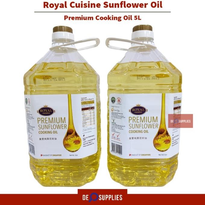 

Royal Cuisine Sunflower Oil 5L - Minyak Bunga Matahari Premium Sunora murah