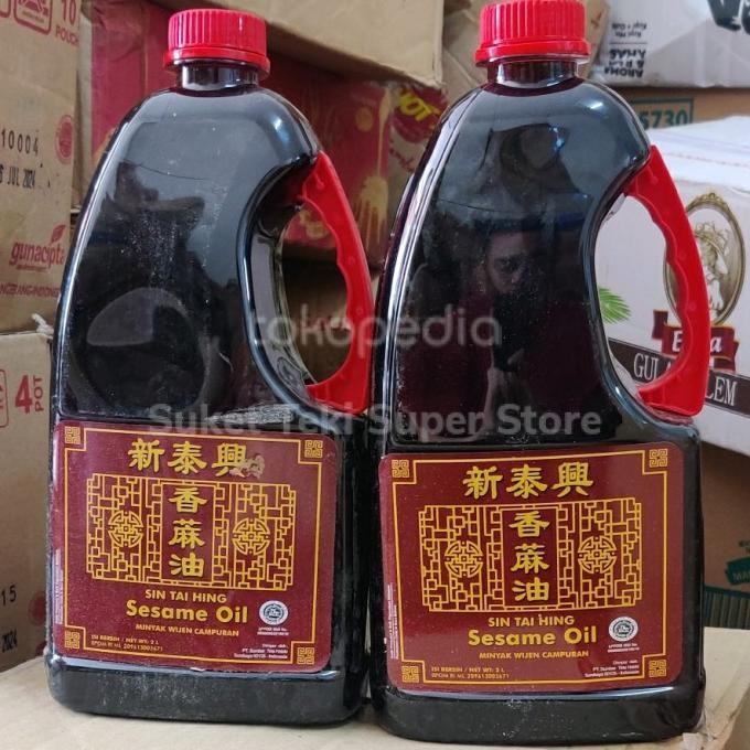 

Sesame Oil Minyak Wijen 2L 2000ml Sin Tai Hing STH Matahari HALAL murah