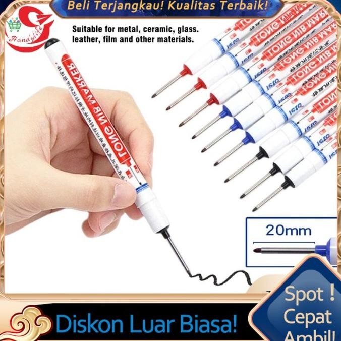 

Spidol Marker Serbaguna Penanda Besi Kayu Kepala Panjang Long Head
