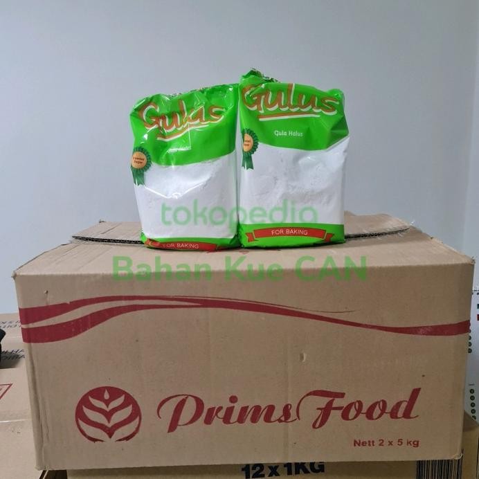 

20 x 500 Gram GULUS Gula Halus 1 DUS murah