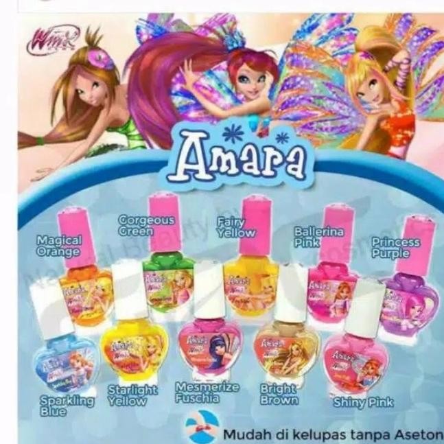 amara winx nail polis / Kutek Anak / Mainan Make Up murah