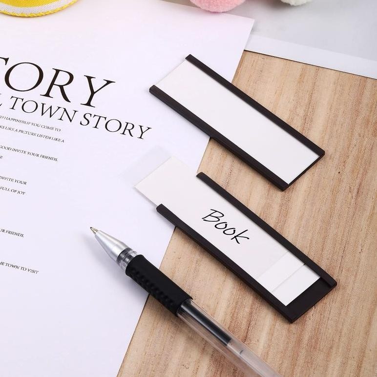 

ZAI-2530 30pcs Magnetic Label Holder 76x25mm Label Harga Tempel Dirak Name Tag Price Tag Magnetik Termurah