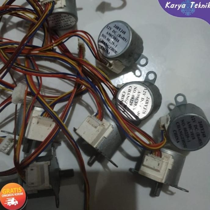 Dinamo Motor Swing AC Sharp 12V Kuping pendek Plasmacluster