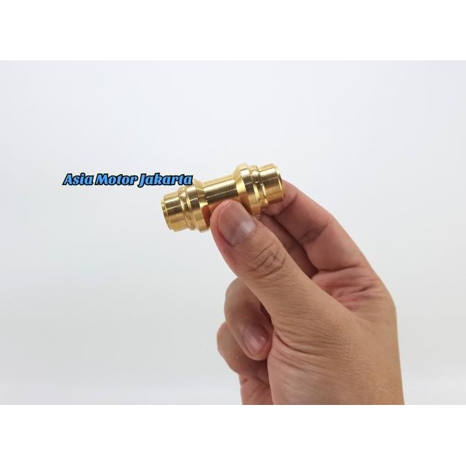 Produk Unggulan] Connector - Nepel Selang Angin 12mm-12mm Asli - Truck Hino Lohan