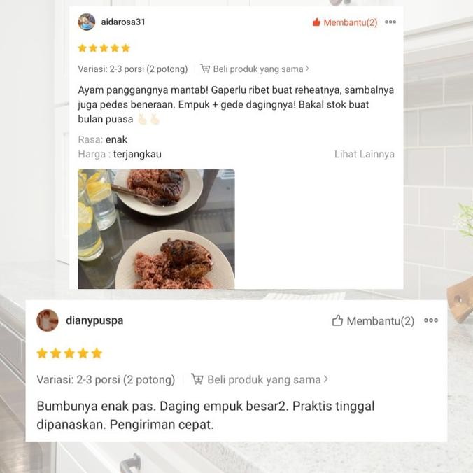 

(Good) (DARMOJO) AYAM PANGGANG FROZEN 1/2 EKOR