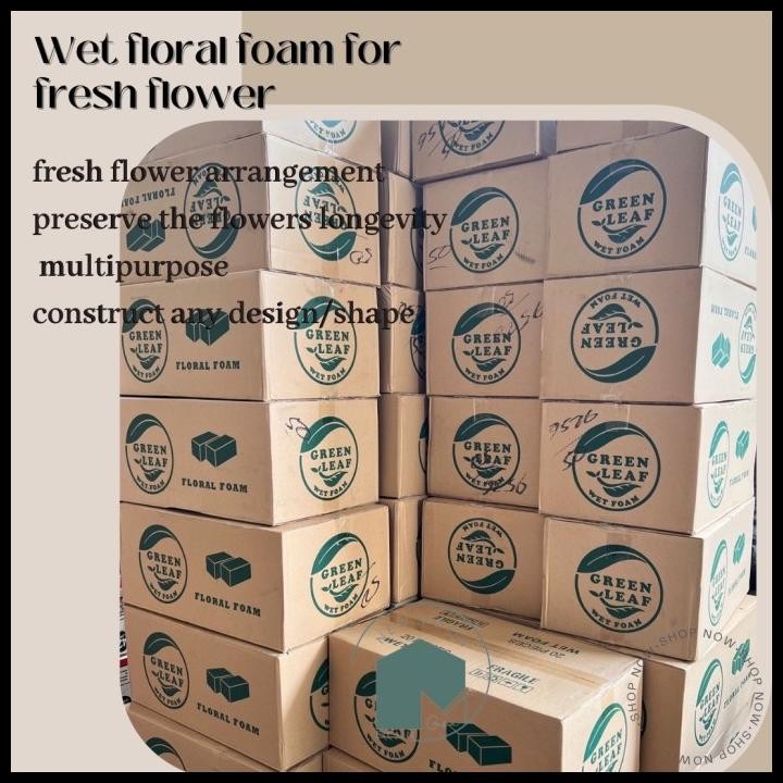 Terlaris Foam Wet Floral Busa Basah Gabus Oasis Indocell Harga Satuan Good Quality