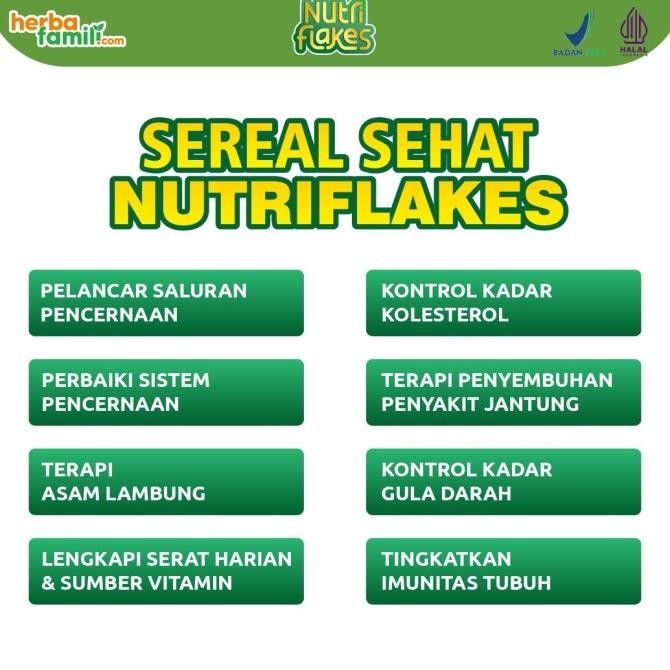 

(Good) NUTRIFLAKES SEREAL UNTUK MAAG & ASAM LAMBUNG GERD